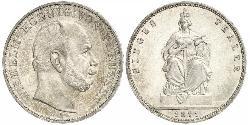 1 Thaler Reino de Prusia (1701-1918) Plata Wilhelm I, German Emperor (1797-1888)