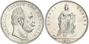1 Thaler Reino de Prusia (1701-1918) Plata Wilhelm I, German Emperor (1797-1888)