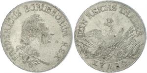 1 Thaler Reino de Prusia (1701-1918) Plata Federico II el Grande (1712 – 1786)