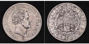 1 Thaler Reino de Prusia (1701-1918) Plata Federico Guillermo III de Prusia (1770 -1840)