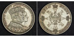 1 Thaler Reino de Prusia (1701-1918) Plata Wilhelm I, German Emperor (1797-1888)