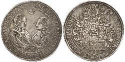 1 Thaler Reino de Sajonia (1806 - 1918) Plata 
