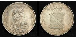 1 Thaler Reino de Sajonia (1806 - 1918) Plata Federico Augusto I de Sajonia