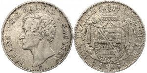 1 Thaler Reino de Sajonia (1806 - 1918) Plata Juan I de Sajonia