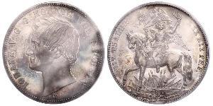 1 Thaler Reino de Sajonia (1806 - 1918) Plata Juan I de Sajonia
