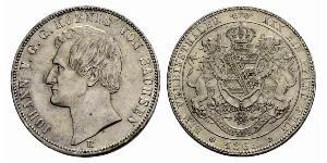 1 Thaler Reino de Sajonia (1806 - 1918) Plata Juan I de Sajonia