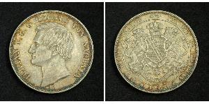 1 Thaler Reino de Sajonia (1806 - 1918) Plata Juan I de Sajonia