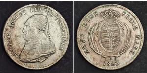 1 Thaler Reino de Sajonia (1806 - 1918) Plata Federico Augusto I de Sajonia