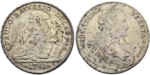 1 Thaler República de Venecia (697—1797) / Italian city-states Plata 