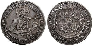 1 Thaler República de las Dos Naciones (1569-1795) Plata Sigismund III