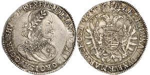 1 Thaler Sacro Imperio Romano (962-1806) Plata Ferdinand III, Holy Roman Emperor (1608-1657)