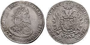 1 Thaler Sacro Imperio Romano (962-1806) Plata Ferdinand III, Holy Roman Emperor (1608-1657)