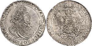 1 Thaler Sacro Imperio Romano (962-1806) Plata Ferdinand III, Holy Roman Emperor (1608-1657)