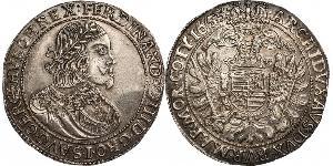1 Thaler Sacro Imperio Romano (962-1806) Plata Ferdinand III, Holy Roman Emperor (1608-1657)