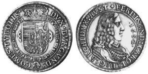 1 Thaler Sacro Imperio Romano (962-1806) Plata 