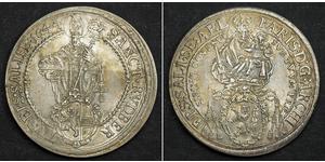 1 Thaler Sacro Imperio Romano (962-1806) Plata 
