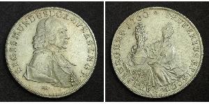 1 Thaler Salzburgo (1328 - 1803) Plata Sigismund von Schrattenbach