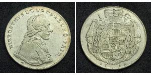 1 Thaler Salzburgo (1328 - 1803) Plata Hieronymus von Colloredo (1732 - 1812)