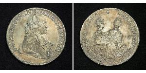 1 Thaler Salzburgo (1328 - 1803) Plata Sigismund von Schrattenbach