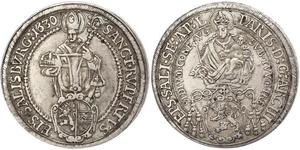 1 Thaler Salzburgo (1328 - 1803) Plata 