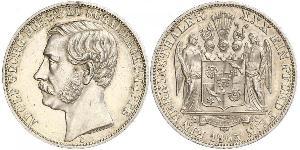 1 Thaler Schaumburg-Lippe (1643 - 1918) Plata Adolfo I de Schaumburg-Lippe
