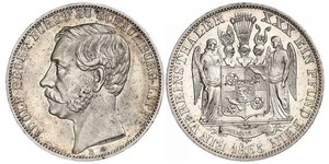 1 Thaler Schaumburg-Lippe (1643 - 1918) Plata Adolfo I de Schaumburg-Lippe