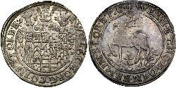 1 Thaler States of Germany Plata 