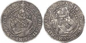 1 Thaler States of Germany Plata 