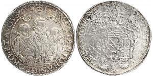1 Thaler States of Germany Plata 