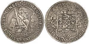 1 Thaler States of Germany Plata 