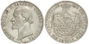 1 Thaler States of Germany Plata 