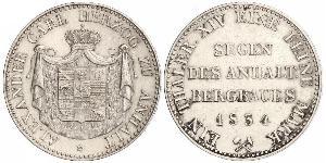 1 Thaler Anhalt-Bernburg (1603 - 1863) Silber Alexius Friedrich Christian (Anhalt-Bernburg)(1767 – 1834)