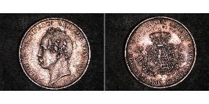1 Thaler Anhalt-Dessau (1603 -1863) / Anhalt (1806 - 1918) Silber Leopold IV. Friedrich (Anhalt-Dessau)(1794 – 1871)