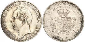 1 Thaler Anhalt-Dessau (1603 -1863) / Anhalt (1806 - 1918) Silber Leopold IV. Friedrich (Anhalt-Dessau)(1794 – 1871)
