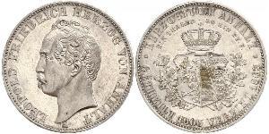 1 Thaler Anhalt-Dessau (1603 -1863) / Anhalt (1806 - 1918) Silber Leopold IV. Friedrich (Anhalt-Dessau)(1794 – 1871)