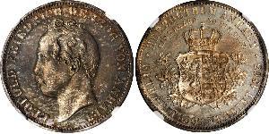 1 Thaler Anhalt-Dessau (1603 -1863) / Anhalt (1806 - 1918) Silber Leopold IV. Friedrich (Anhalt-Dessau)(1794 – 1871)