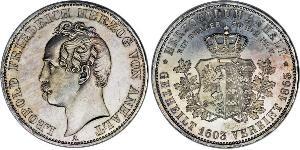 1 Thaler Anhalt-Dessau (1603 -1863) / Anhalt (1806 - 1918) Silber Leopold IV. Friedrich (Anhalt-Dessau)(1794 – 1871)