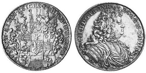 1 Thaler Anhalt-Harzgerode (1635–1709) Silber 