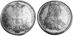 1 Thaler Augsburg (1276 - 1803) Silber Franz I. Stephan (HRR)(1708-1765)