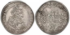 1 Thaler Augsburg (1276 - 1803) Silber Ferdinand III, Holy Roman Emperor (1608-1657)