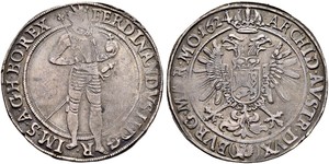 1 Thaler Böhmen Silber Ferdinand II. (HRR)(1578 -1637)