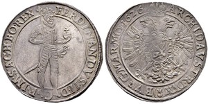 1 Thaler Böhmen Silber Ferdinand II. (HRR)(1578 -1637)