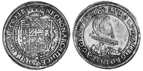 1 Thaler Elsass Silber Rudolf II. (HRR) (1552 - 1612)
