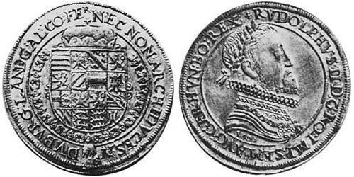 1 Thaler Elsass Silber Rudolf II. (HRR) (1552 - 1612)