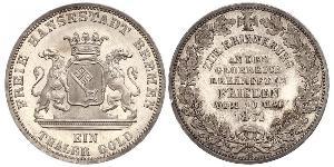 1 Thaler Freie Hansestadt Bremen Silber 