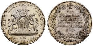 1 Thaler Freie Hansestadt Bremen Silber 
