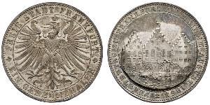 1 Thaler Freie Stadt Frankfurt Silber 