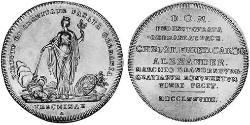1 Thaler Fürstentum Ansbach (1398–1792) Silber Karl Alexander (Brandenburg-Ansbach-Bayreuth)(1736 – 1806)