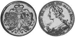 1 Thaler Fürstentum Ansbach (1398–1792) Silber Karl Wilhelm Friedrich (Brandenburg-Ansbach)(1712 – 1757)