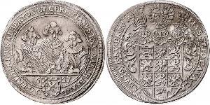 1 Thaler Fürstentum Ansbach (1398–1792) Silber 